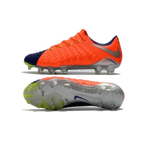 fodboldstøvler Nike HyperVenom Phantom III Elite FG - Orange Blå_9.jpg